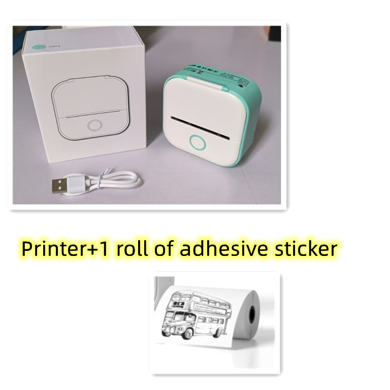 Bluetooth-compatible Portable Mini Thermal Label Printer