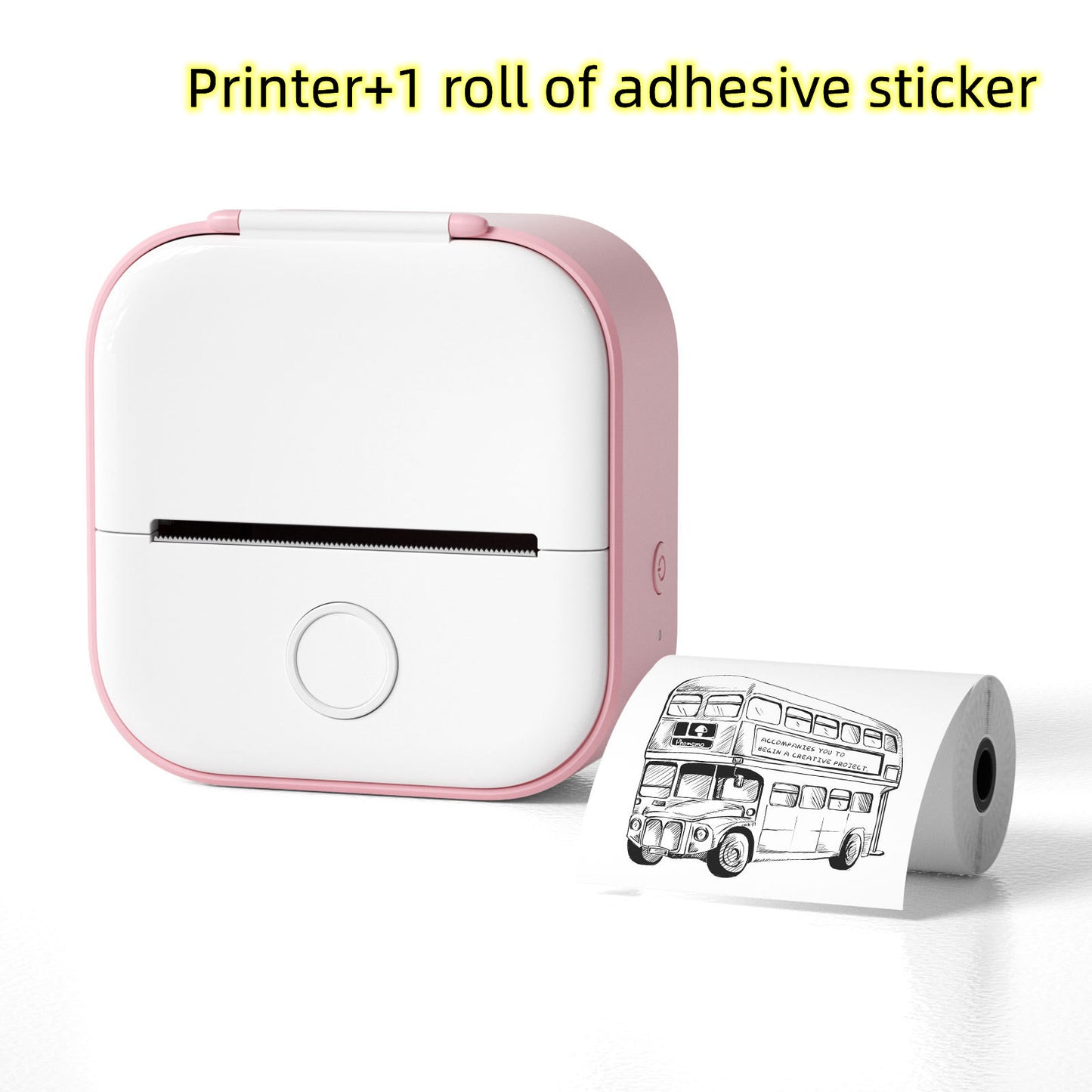 Bluetooth-compatible Portable Mini Thermal Label Printer