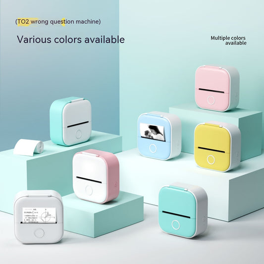 Bluetooth-compatible Portable Mini Thermal Label Printer